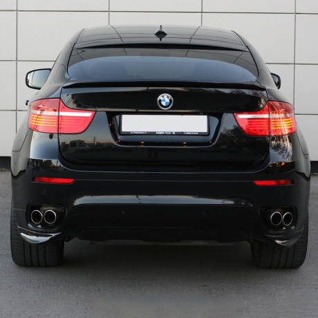 Клыки на задний бампер "GT" для BMW X6 купить недорого с доставкой в Новоалтайск