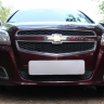 Защита радиатора "Standart" Chevrolet Malibu (2012-2015) чёрная купить недорого с доставкой в Новоалтайск