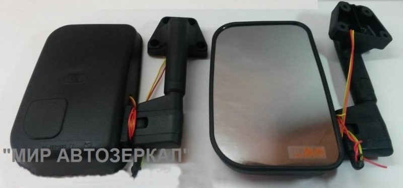 зеркало заднего вида У@З "хантер", "hunter", солина с обогревом, нейтральный антиблик и голубой антиблик купить недорого с доставкой в Новоалтайск