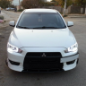 Подиум номера "EVO" №1 (прямой, шагрень) для Mitsubishi Lancer 10 дорестайлинг (2007-2011) купить недорого с доставкой в Новоалтайск