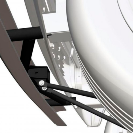 кронштейн для съемной лебедки (передний) для L@DA 4x4 (окраска 3-х слойная) купить недорого с доставкой в Новоалтайск