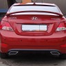 Спойлер высокий для Hyundai Solaris (2010-2016) купить недорого с доставкой в Новоалтайск